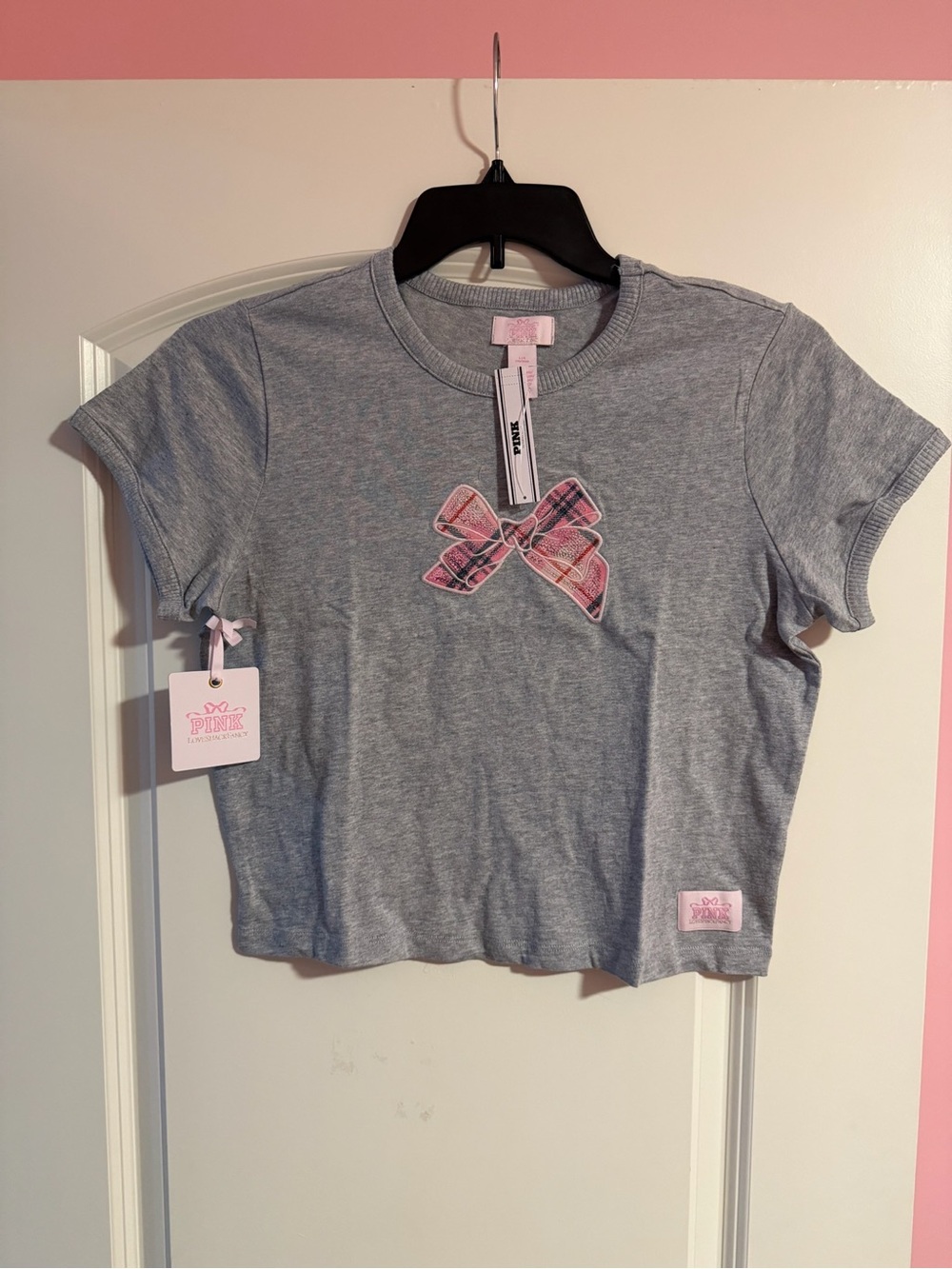 PINK x Loveshackfancy baby tee
